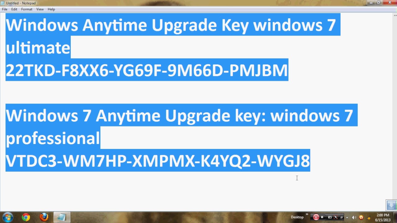 Windows 7 Ultimate Serial Key Generator 64 Bit
